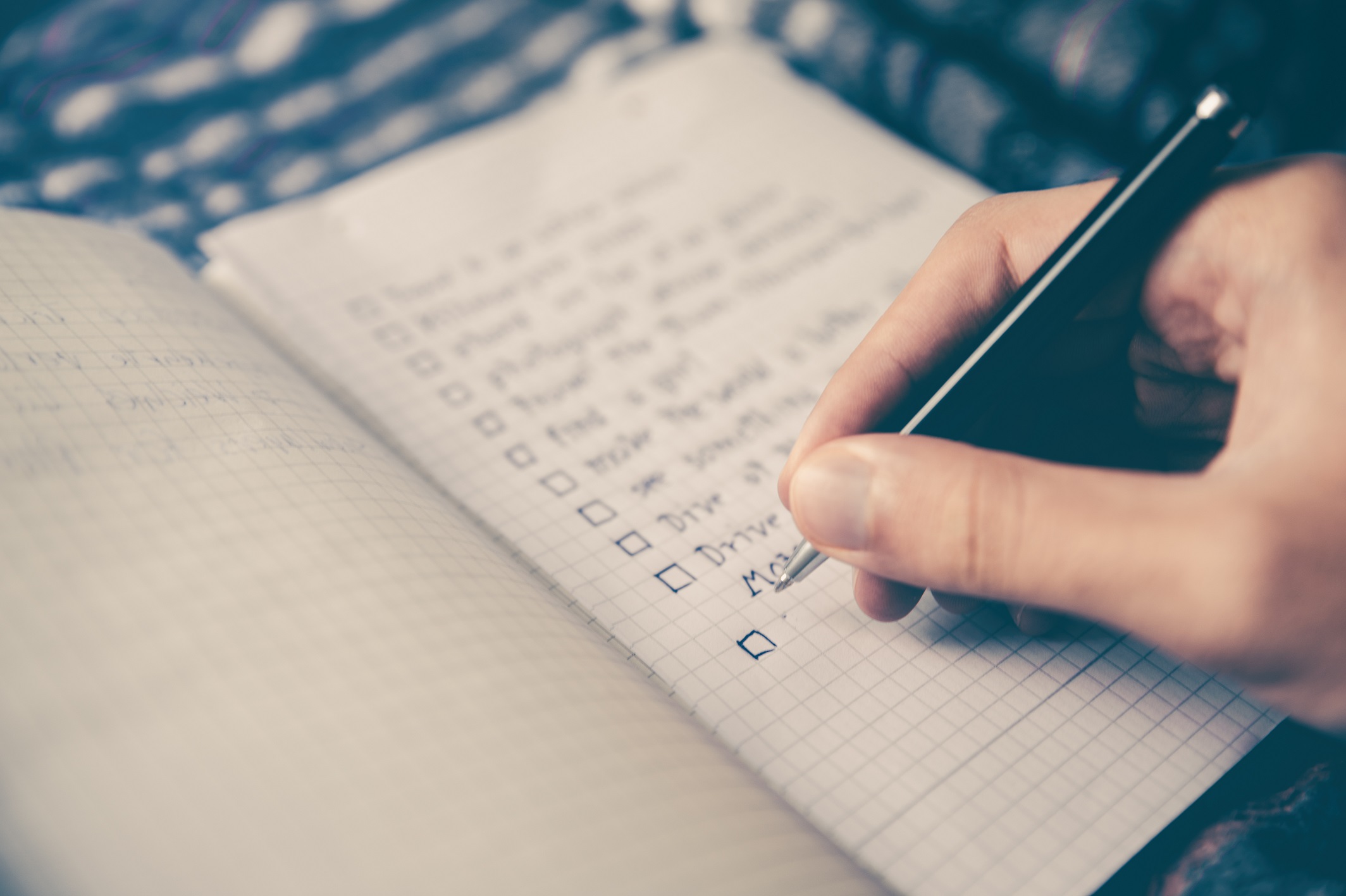 Stock image of a checklist from https://unsplash.com/@snapshot_factory