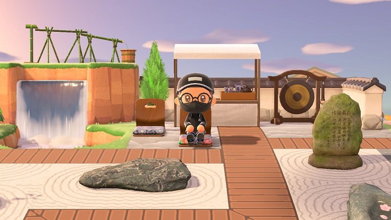 A Zen Garden in Animal Crossing