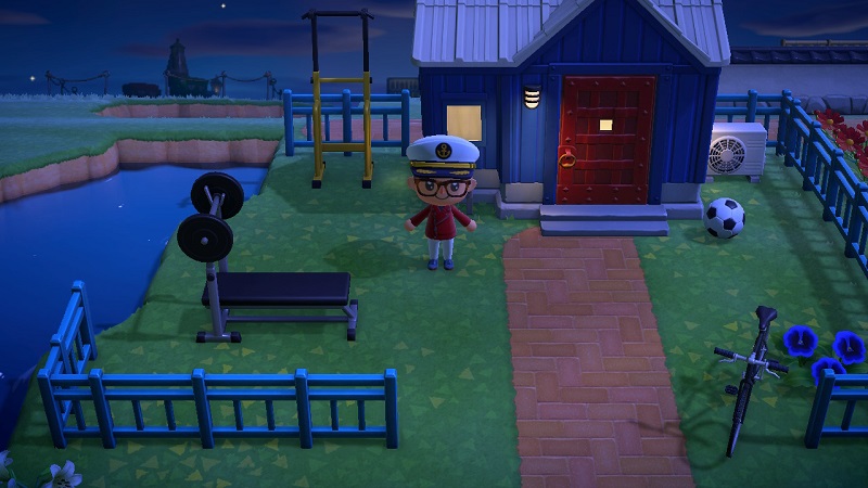 An Animal Crossing resident’s yard