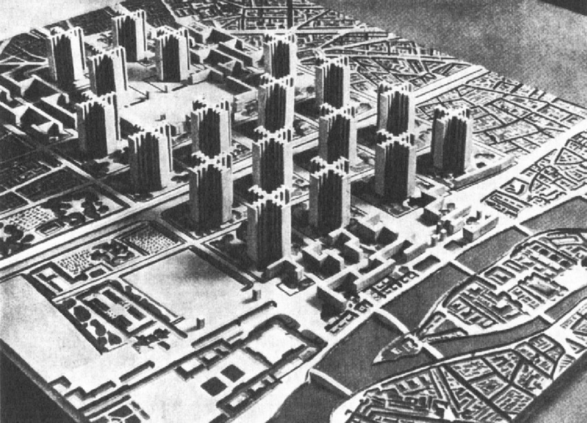 Corbusier’s Plan Voisin for Paris. Le Corbusier, from Urbanisme